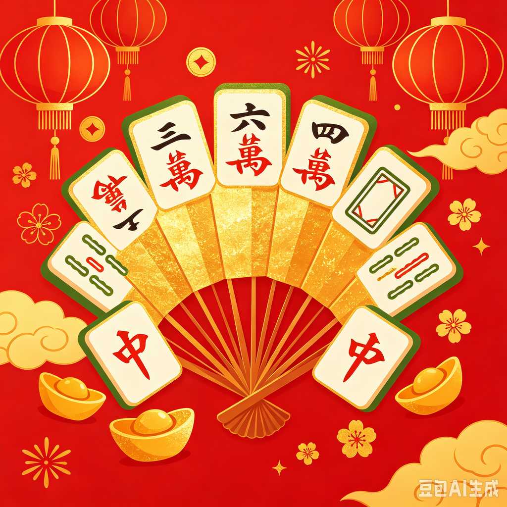 fine carving mahjong set
