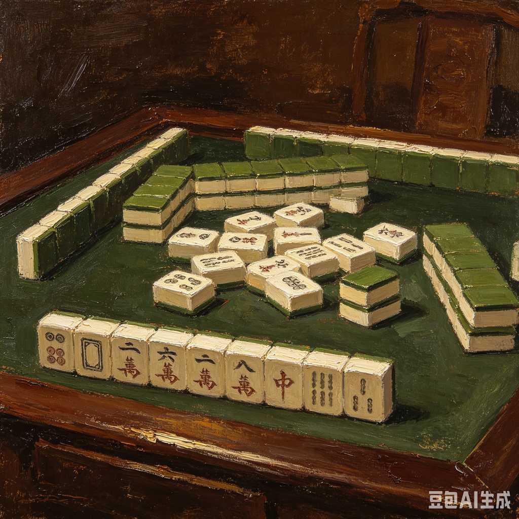 large print mahjong set