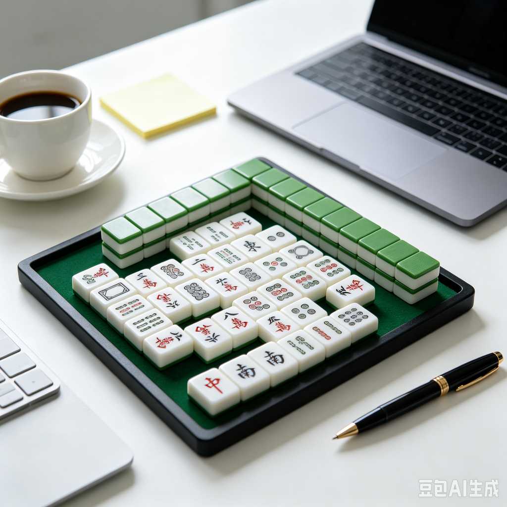 logo printed mahjong gift box