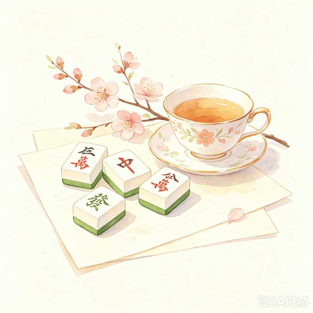 mini luxury mahjong gift set