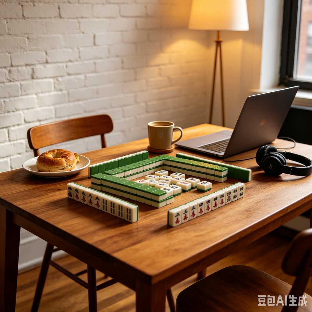 small portable mahjong set
